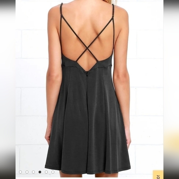 LULUS Friday Favorite Washed Black Dress, sz Large Lulus - Picture 3 of 13